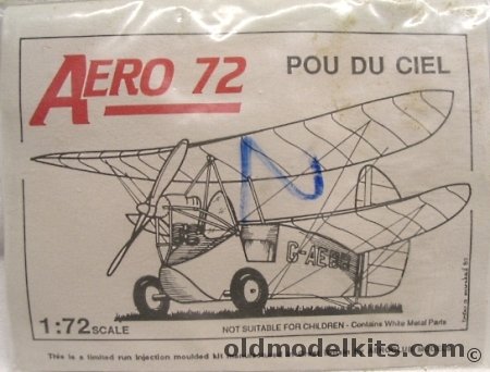 Aeroclub 1/72 Pou Du Ciel plastic model kit